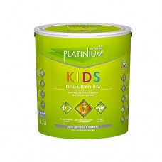 Снежка Platinium Kids Краска для детских комнат гипоаллергенная латексная матовая База А (3,4 кг/2,5 л)