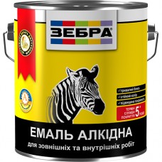 ЗЕБРА Эмаль алкидная ПФ-116 ярко-желтый 55 (0,9 кг)