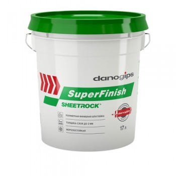 Danogips Sheetrock SuperFinish Шпаклевка финишная полимерная (18,1 кг/11 л)