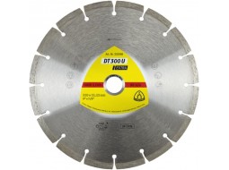 Klingspor Круг відрізний алмазний DT 300 U 230x2,3x22, 23 мм 16 сегменти 40, 2x2,3x7 мм стандарт зуб