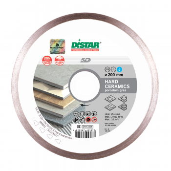 DISTAR Hard ceramics Круг (диск) алмазний відрізний по кераміці 250 мм