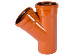 Канализация наружная Ostendorf Тройник 110x110 мм (45°)
