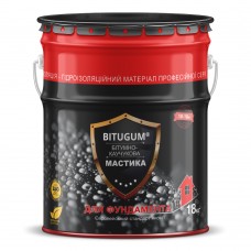 Bitugum Мастика битумно-каучуковая фундаментная (10 кг)