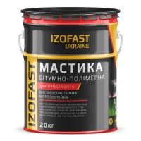 Izofast Мастика битумно-полимерная фундаментная (20 кг)