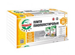 Пінопласт Anserglob EPS-80 0, 5х1 м (100 мм)