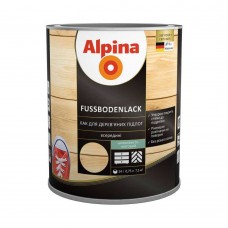 Alpina Fussbodenlack Лак для дерев'яних підлог шовковисто-матовий (2,5 л)