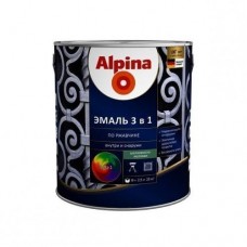 Alpina Stop-Rost Эмаль антикоррозийная 3 в 1 шелковисто-матовая слоновая кость (0,75 л)