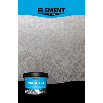 Element Decor Via Lattea Штукатурка декоративная с искристо-перламутровым отливом (2,5 кг)