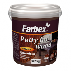 Farbex шпаклівка по дереву і мінеральних поверхнях біла (0,7 кг)