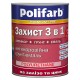Polifarb Грунт-эмаль Защита 3 в 1 красно-коричневая (2,7 кг)