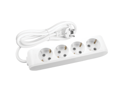 Електрика Подовжувач 4 гнізда (2 м) із заземленням