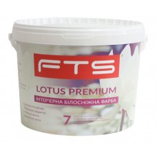 FTS Lotus Premium Краска интерьерная для стен и потолков акриловая моющая белоснежная (1,4 кг/1 л)