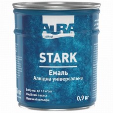 Eskaro Aura Stark Эмаль алкидная универсальная красная (0,9 кг)