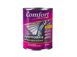 Грунтовка Comfort ГФ-021 для металла, красно-коричневая, 0,9 кг