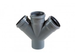 Каналізація внутрішня Pestan Хрестовина 50x50x50 мм 45°