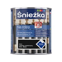 Снєжка Na Rdze R24 Грунт-емаль по іржі чорна металевий ефект (0,65 л)
