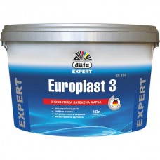 Dufa Europlast 3 DE103 Фарба інтер'єрна латексна зносостійка глибокоматова (14 кг/10 л)