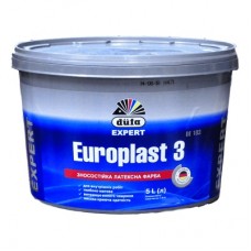 Dufa Europlast 3 DE103 Фарба інтер'єрна латексна зносостійка глибокоматова (7 кг/5 л)