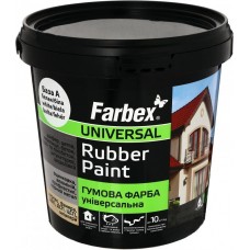 Farbex Краска резиновая для крыш графит (1,2 кг/0,86 л)
