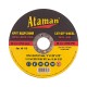 Атаман Круг (диск) отрезной по металлу 125x1x22,2 мм