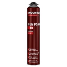 MOUNTER Gun Foam 50 Пена монтажная профессиональная всесезонная (750 мл)