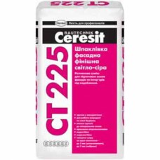 CERESIT CT-225 Шпаклевка цементная финишная серая (25 кг)