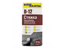 Будмайстер ДОЛІВКА-12 Стяжка для теплої підлоги 5-80 мм (25 кг)