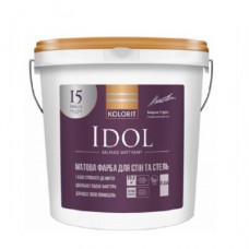 Kolorit Idol Фарба інтер'єрна латексна стійка до миття, база а (1,23 кг/0,9 л)
