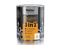Rolax Грунт-эмаль по ржавчине 3 в 1 серая (2,8 кг)