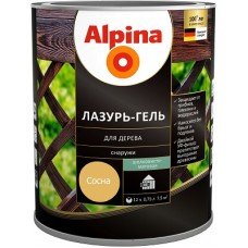 Alpina Lasur-Gel лазур-гель для деревини шовковисто-матова сосна (0,75 л)