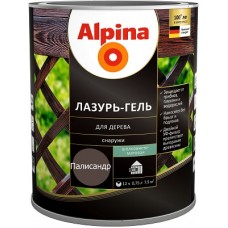 Alpina Lasur-Gel Лазурь-гель для древесины шелковисто-матовая палисандр (0,75 л)