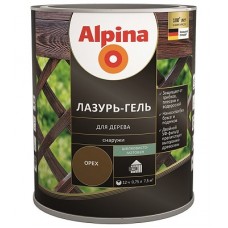 Alpina Lasur-Gel лазур-гель для деревини шовковисто-матова горіх (0,75 л)