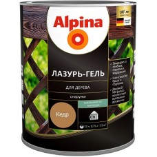 Alpina Lasur-Gel лазур-гель для деревини шовковисто-матова кедр (0,75 л)