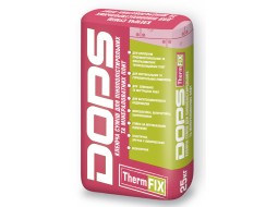 Dops Thermfix Клей для пінопласту і мінеральної вати (приклеювання) (25 кг)