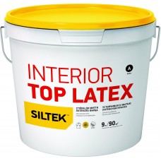 Siltek Interior Top Latex Фарба інтер'єрна латексна стійка до миття База c (12,6 кг/9 л)