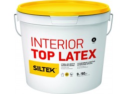 Siltek Interior Top Latex Краска интерьерная латексная стойкая к мытью База А (12,6 кг/9 л)
