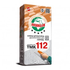Anserglob TMK-112 Штукатурка декоративная «Короед» зерно 2,5 мм серая (25 кг)