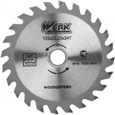 Werk коло (диск) пильний по дереву 125x22,23 мм 24Т