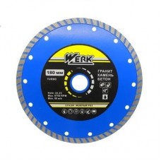 Werk Turbo Круг (диск) алмазний по бетону 180x22, 2 мм