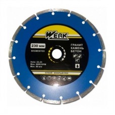 Werk Segment Круг (диск) алмазний по бетону 230x22, 2 мм