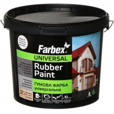 Farbex Фарба гумова для дахів графіт (6 кг/4,3 л)