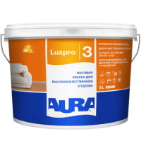 Eskaro Aura Luxpro 3 Краска интерьерная акрилатная для стен и потолков полуглянцевая (14 кг/10 л)