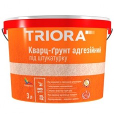 Triora Грунт-фарба з кварц. піском адгезійна під штукатурку (3 л)