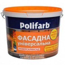 Polifarb Фарба фасадна універсальна база середня (4,2 кг/3 л)