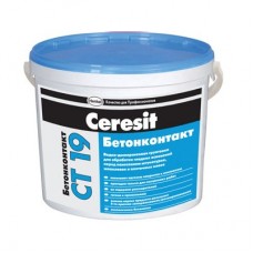 CERESIT CT-19 Грунтовка адгезионная бетон-контакт (15 кг/10 л)