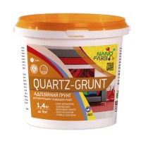 Нанофарб Quartz-grunt Грунт-фарба з кварц. піском адгезійна (1,4 кг/1 л)