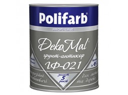 Polifarb Грунтовка по металлу ГФ-021 серая (2,7 кг)
