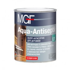 MGF Aqua-Antiseptik Лазурь-антисептик для древесины белый (0,75 л)