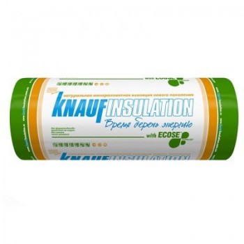 Утеплитель стекловолоконный 11 кг/м3 Knauf insulation Теплорулон 2(1220x8200x50 мм) - 20 кв.м/рул