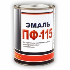 Эмаль ПФ-115 красная (0,9 кг)